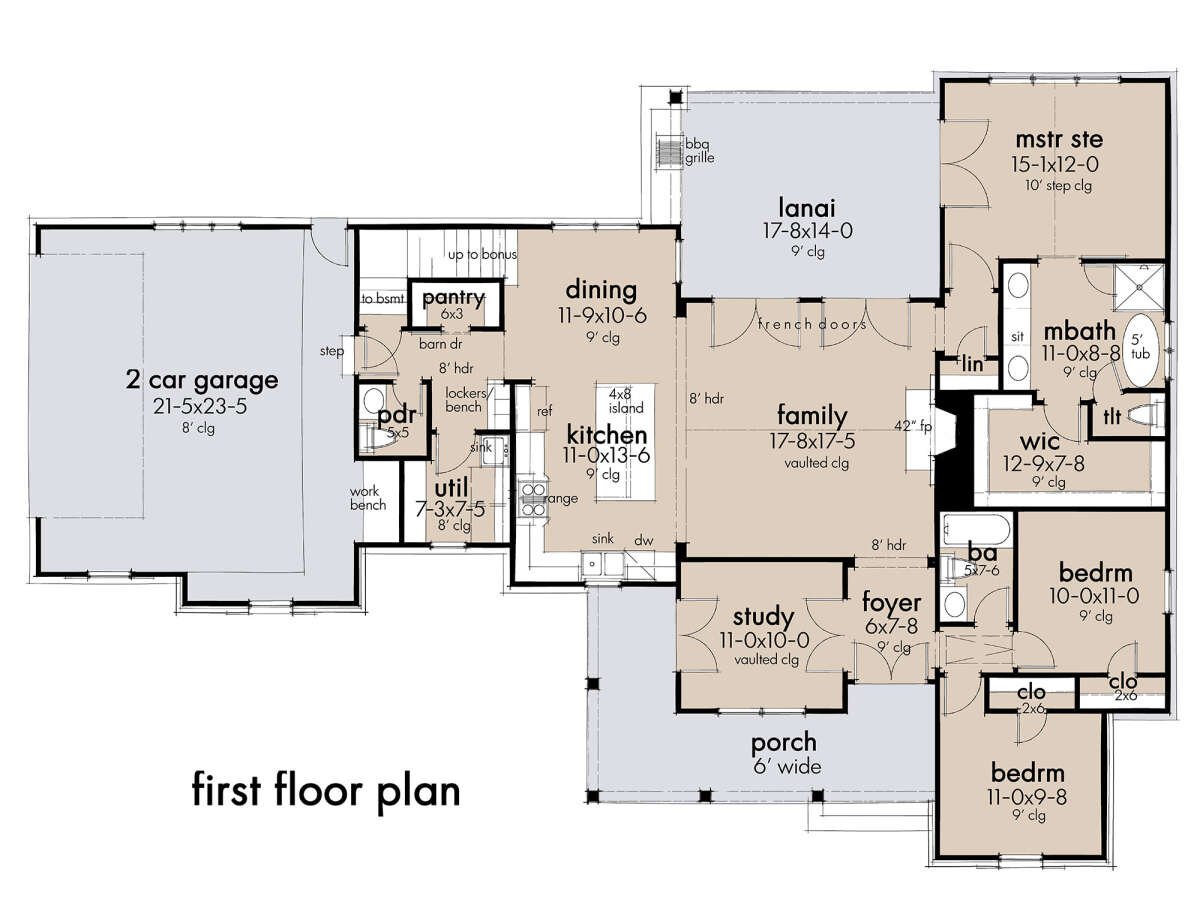 Moder Farmhouse floorplan